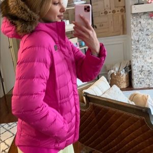 Pink Northface coat